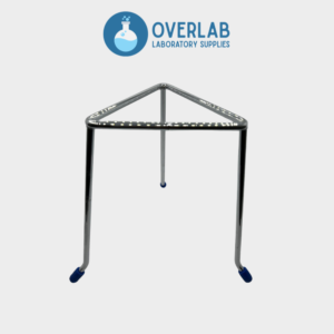 Tripod Stand - LNBDHTTSTR1 Tripod Stand — Triangular Top, Height 19 cm, Chrome-Plated Steel