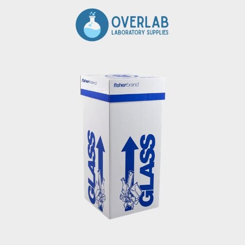 Glass Disposal Boxes — Fisherbrand, Disposable Cardboard Bin with PE Bag